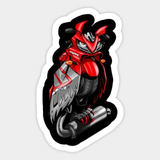 Honda CBR F4i Owl Sticker